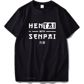 Японская футболка Сэмпай, уличная одежда харадзюку, аниме-дизайн, Классные подарки для подростков, хлопковые эстетичные майки европейского размера