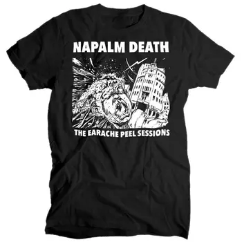 Футболка Napalm Death The Earche Peel Session, ЧЕРНАЯ, все размеры S-5XL, длинные рукава