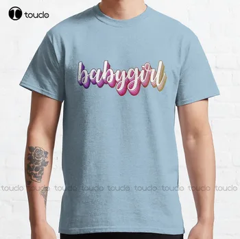 Классическая футболка Babygirl, Рубашки На Хэллоуин, Высококачественные Милые Элегантные Милые Кавайные Хлопковые футболки с героями Мультфильмов Xs-5Xl Унисекс