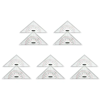 10-кратная треугольная линейка для рисования диаграмм для рисования кораблей 300 мм крупномасштабная треугольная линейка