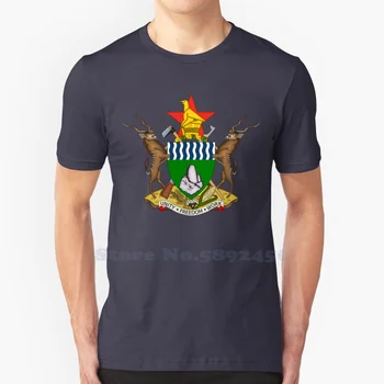 Одежда Зимбабве унисекс 2023, уличная одежда, футболка с логотипом бренда, графическая футболка