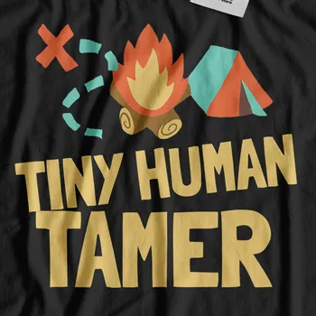 Футболка Tiny Human Tamer Funny Summer Camp Leader Camping s
