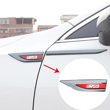 Наклейки на крыло с металлическим логотипом автомобиля, персонализированные декоративные боковые маркеры для Mini R59 с логотипом, автомобильные аксессуары