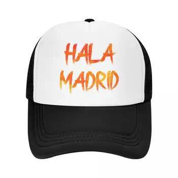 Модная Унисекс Шляпа Дальнобойщика с Буквенным Принтом Hala Madrid Для Взрослых, Регулируемая Бейсбольная Кепка для Мужчин И Женщин, Спортивные Шляпы Snapback