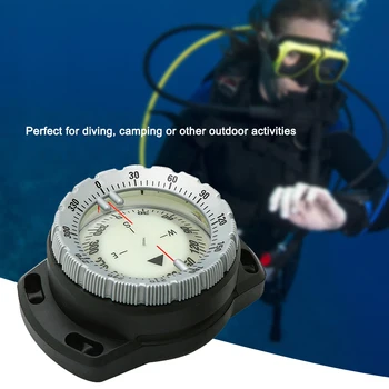 Подводный 50-метровый Компас Для Дайвинга Профессиональный Водонепроницаемый Навигатор Цифровой Акваланг Светящиеся Сбалансированные Часы для Плавания С Аквалангом