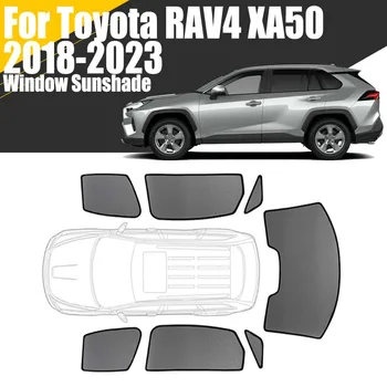 Изготовленный на заказ Магнитный солнцезащитный козырек на окно автомобиля для Toyota RAV4 XA50 2018-2023 Внедорожник 5-го поколения, сетчатая шторка для рамы переднего лобового стекла