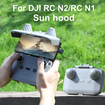 Защитная Пленка для экрана 2 В 1 Sunhood для RC N2/RC N1 Капюшон Пульта Дистанционного Управления DJI/Mini 4 Pro/AIR 3 Light Mask Protector Чехол Для Телефона