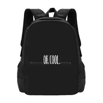 Ок, круто. Горячая распродажа рюкзаков, модных сумок Yunghurn Okcool Okay Cool Текст песни Немецкий Хип-хоп Рэп 2017