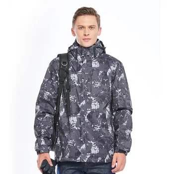 Новинки на прилавках Модные тенденции Мужское пальто Мужская флисовая утепленная камуфляжная одежда для альпинизма