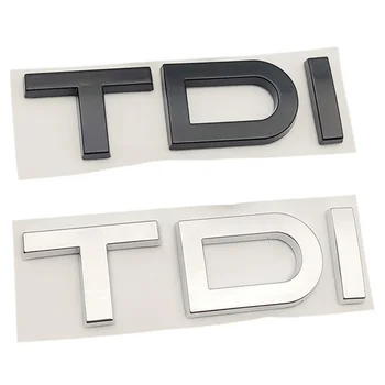 3d Черные Хромированные Буквы Для Автомобильных Наклеек Audi A3 TDI 8P 8L 8V A4 B8 B6 A5 A6 C5 C6 C7 A7 A8 Q3 Q5 Q7 TDI Эмблема Логотип Аксессуары
