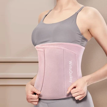 Брюшные ремни WirtuQuiksy ™ для фитнеса, брюшной пояс для коррекции фигуры женщин, похудения и пояс для защиты живота