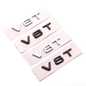V6T V8T V10 автомобильные наклейки для Audi S3 A4L A6L A7 Q5 Q7 ремонтная наклейка декоративная этикетка на крыло боковой логотип наклейка на кузов автомобильные аксессуары