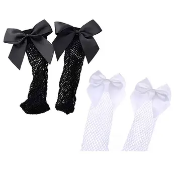 Носки в сеточку Летние Сетчатые Носки Для девочек Короткие Носки-кроссовки Черно-Белого цвета G99C