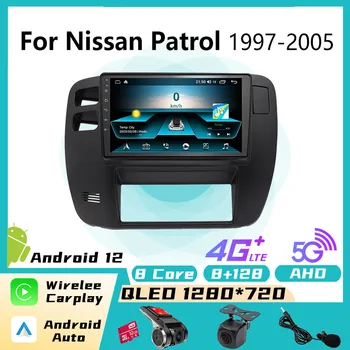 Hicar Android Автомагнитола Для Nissan Patrol 1997-2005 CarPlay Стерео GPS Навигация Мультимедийный Плеер Авторадио Аудио 4GLTE