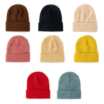 Зимние толстые шапки кабельной вязки, теплая вязаная шерстяная кепка, лыжная повседневная кепка, унисекс, шапочка-бини для мужчин и женщин, идеальный зимний подарок