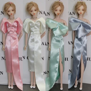 Кукольное платье / великолепное платье ручной работы, 100% вечернее платье, церемониальное платье, одежда для куклы Барби длиной 30 см Xinyi FR ST.