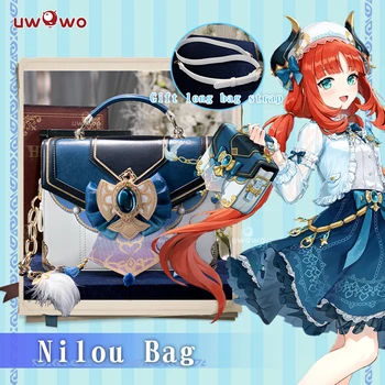В наличии повседневное платье UWOWO Genshin Impact Fanart Nilou, сумка для косплея, только сумочка с ремешком, реквизит для костюмов