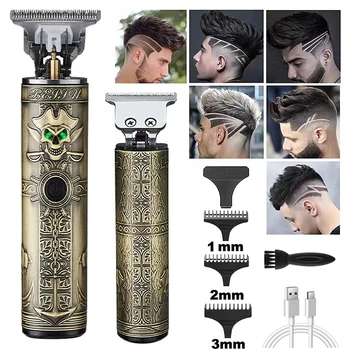 USB Электрическая машинка для стрижки волос, перезаряжаемая Новая машинка для стрижки волос, мужская бритва, Триммер для мужчин, профессиональный триммер для бороды парикмахера