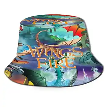 Of Fire All Together Защита от ультрафиолета Складные Шляпы-ведра Для женщин и мужчин Of Fire Dragon Fire Of Fire Seawing Nightwing Rainwing