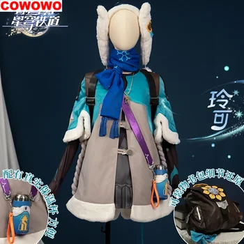 Игровой костюм COWOWO Genshin Impact Lynx, милая униформа, косплей, костюм для ролевых игр на Хэллоуин, наряд для женщин XS-XXL