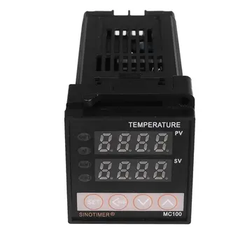 Аналоговый Выход 0-10 В Универсальная Термопара PT100 Вход Цифровой PID Регулятор Температуры Термостат Для Охлаждения Тепла С Сигнализацией