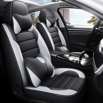 Кожаный Чехол для Автокресла Audi All Medels A6L R8 Q3 Q5 Q7 S4 RS TT Quattro A7 A8 A3 A4 A5