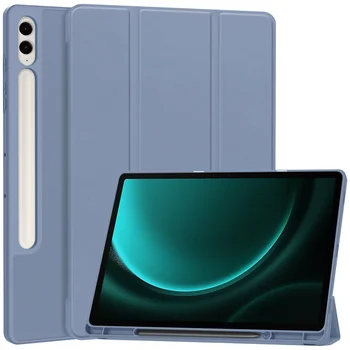 Для Samsung Galaxy Tab S9 FE Plus Case SM-X610/SM-X616 Смарт-чехол с откидной подставкой для Galaxy Tab S9 FE Plus TPU Case Автоматический режим сна/пробуждения