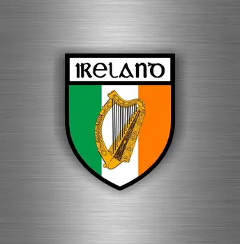 Светоотражающая наклейка на автомобиль, наклейка-деколь, автомобильный щит, Тюнинг мотоцикла, флаг Jdm, Ирландия, Ирландия, Ирландская Королевская