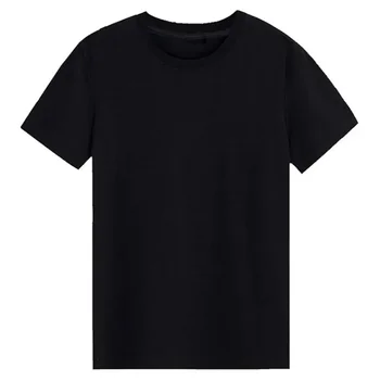 A3132 Тонкая футболка Мужская однотонная футболка Стандартная пустая футболка Черно-белые футболки Топ Новый