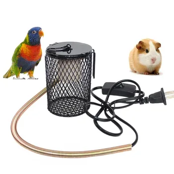 Лампа для сохранения тепла рептилий керамическая нагревательная лампа для маленьких домашних животных рептилий керамическая нагревательная лампа для защиты от ожогов