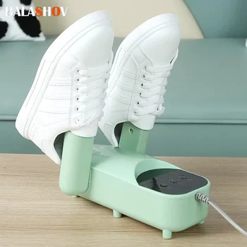 Электрическая сушилка для обуви Дезодорант с устройством для осушения тепла Грелка для ног Обогреватель для дома Регулируемая Портативная сушилка для обуви