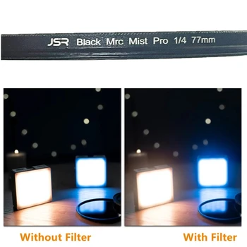 Черный защитный фильтр объектива Pro Mist 1/4 1/8, диффузор с мягкой фокусировкой, диффузия для объективов камер, аналогичная Pro-Mist BLACK MAGIC