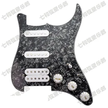 Гитара Black Pearl SSH с предварительно подключенной накладкой в сборе для электрогитары