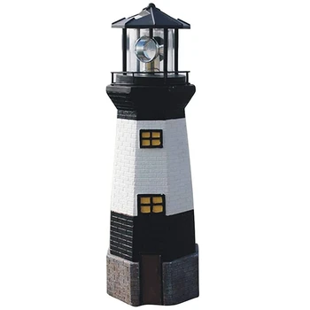 Декоративный светильник Lighthouse, водонепроницаемая светодиодная лампа Lighthouse на солнечной батарее-для вечеринки, дорожки во внутреннем дворике, сада на открытом воздухе