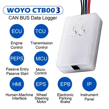 WOYO 10 set CAN Регистратор данных для Всего автомобиля CAN Модуль шины Автоматический Приемопередатчик Данных Инструмент Диагностики автомобиля, IP/HMI Приборной панели...