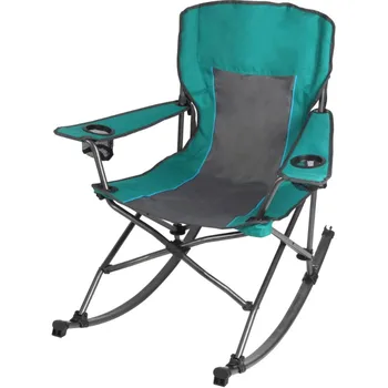 Складное Комфортное Походное Кресло-качалка Ozark Trail, Зеленое, Вместимость 300 фунтов, Для взрослых, 16 фунтов, пляжный стул, складной стул