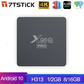 X96Q Pro Tv Box 2023 Android 10,0 Allwinner H313 Четырехъядерный 2,4 G WiFi HDR10 4K 2GB 16GB медиаплеер H.265 iptv Домашний кинотеатр TV