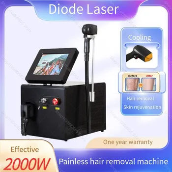 Безболезненная машина для удаления волос диодным лазером длиной волны 3 808 нм с системой охлаждения Ice Platinum Beauty Machine