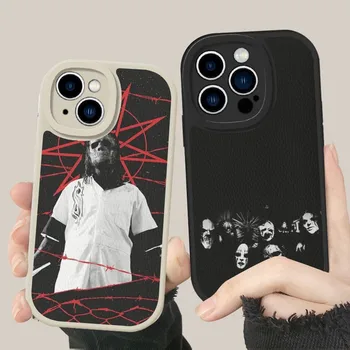 Чехол для телефона S-Slipknots из твердой кожи для iPhone 14 13 12 Mini 11 14 Pro Max Xs X Xr 7 8 Plus Fundas