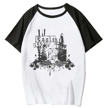 футболка с принтом y2k женская уличная футболка для девочек Японская одежда