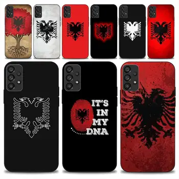 Чехол Для телефона с флагом Албании Для Samsung Galaxy A51 A71 A13 A73 S23 A52 A53 5G Мягкий Чехол