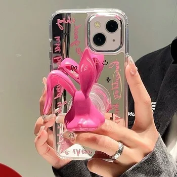 Новый Корейский 3D Кролик Grip Tok Забавные Большие Уши Буквы Для Мобильного Телефона Кронштейн Подставка Держатель Мобильного Телефона Для iPhone 14 Pro Max Griptok