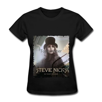Лучшая черная футболка для женщин Stevie Nicks Tour In Your Dreams Dvd