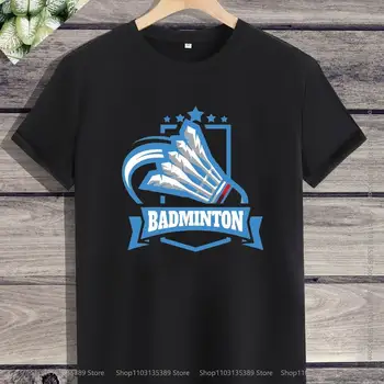 Классическая футболка для бадминтона, мужская летняя спортивная футболка с коротким рукавом, топы, футболка Y2k, мужская одежда