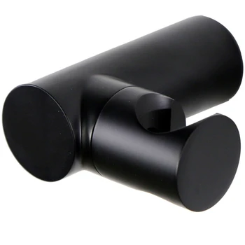 Кронштейн для душевой головки в ванной, латунный настенный черный прочный портативный держатель для душа, банные принадлежности