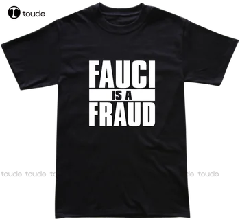 New Fauci - это подделка, базовая белая мужская футболка с короткими рукавами и рисунком, хлопковая футболка, мужская футболка на заказ, подростковая унисекс