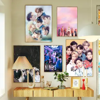 got7 idol Картина на холсте, плакат, принты, настенный художественный плакат для современной семейной гостиной, домашний декор