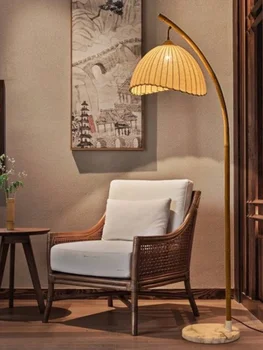 Торшер в гостиной в стиле ретро, бесшумный, дзен, кровать и завтрак, чайная спальня, креативная прикроватная тумбочка в японском стиле, вертикальное использование