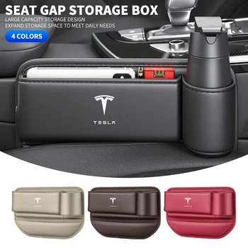 Ящик Для Хранения Зазора Между Передними Сиденьями Автомобиля Большой Емкости Для Tesla Model 3 Модель X Модель S Модель Y 2020 2021 2023 Наклейки TM3 TMX TNS