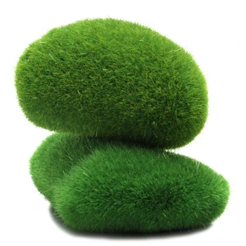 Искусственный мох Шарики из зеленого мха Искусственный камень Mossy Rock для декора из свежего мха для цветочных композиций своими руками для создания сада